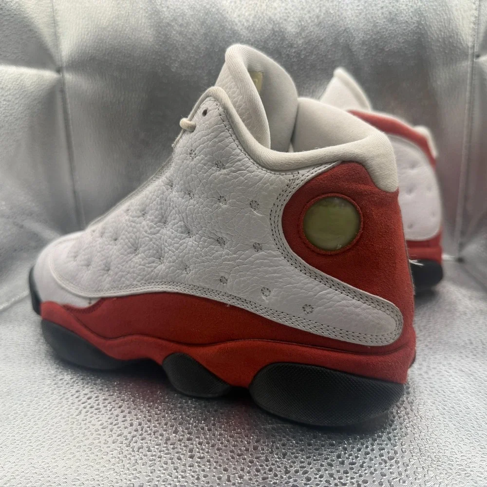 Size 8.5 Jordan 13 Retro Chicago 2016 White/Black-True Red Mens Shoes 414571-122